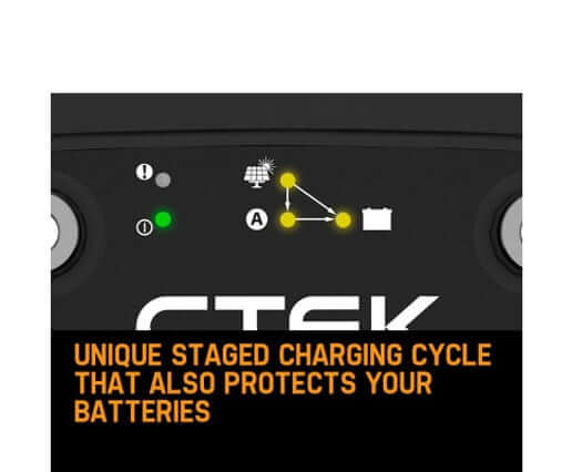 12V, 40-300Ah Dual DC Smart Battery Charger, CTEK
