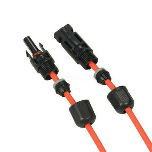 4mm MC4 Black & Red 10 Metre Solar Panel Extension Cable